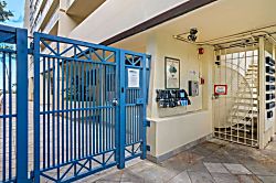 Diamond Head Beach Hotel Studio 404 - Convenient lock box location at the property entrance