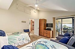 Wailea Elua #202 - Twin beds look out towards the ocean