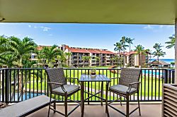 Papakea Resort Ocean View 1 Bedroom Condo - Lanai bar top dining