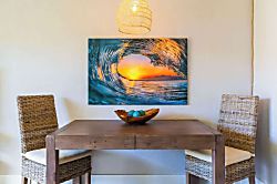 Papakea Resort Ocean View 1 Bedroom Condo - Another table for two in living room