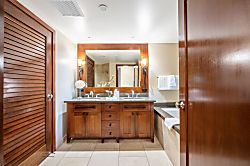 Beach Villas at Ko Olina O-703 - Primary bathroom with high end finishings