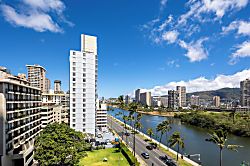 Waikiki Seaside Condo 9th Floor Corner Unit