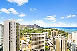 Waikiki Banyan 36th Floor Ocean View Condo
