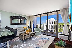 Waikiki Banyan 36th Floor Ocean View Condo