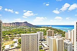 Waikiki Banyan 36th Floor Ocean View Condo
