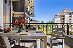 Beach Villas at Ko Olina O-406 - Outdoor seating area on the lanai