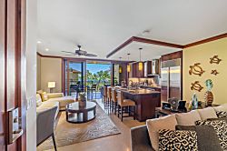 Beach Villas at Ko Olina O-406 - Open floor plan to enjoy your time with family and friends