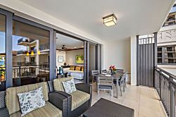 Beach Villas at Ko Olina O-406 - Outdoor seating area on the lanai