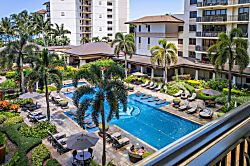 Beach Villas at Ko Olina O-406 - Pool view from the lanai