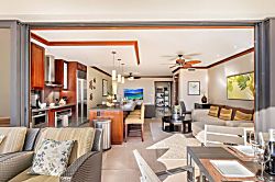Beach Villas at Ko Olina O-406 - Relaxing seating area off the kitchen