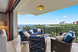 Beach Villas at Ko Olina B-604 - Step onto your private balcony and sink into plush seating while taking in stunning ocean