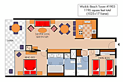 Waikiki Beach Tower #1903