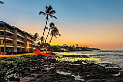 Ocean Front Kona Reef Condo