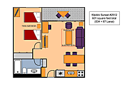 Waikiki Sunset #2512