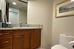 Very spacious for a one bedroom condo and complete