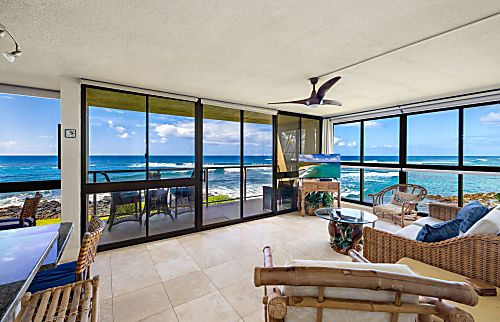 Poipu Oceanfront Corner Condo 