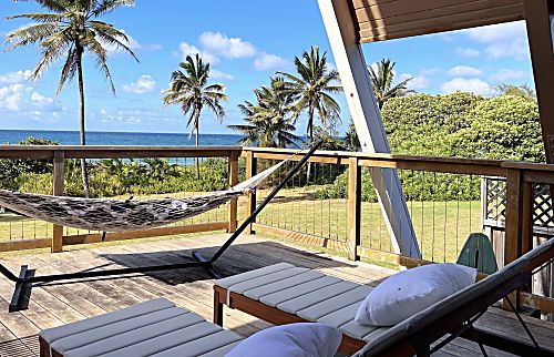 Oceanfront A-Frame Retreat