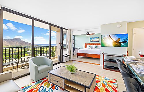 Waikiki Banyan 36th Floor Ocean View Condo