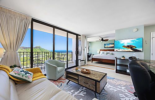 Waikiki Banyan 36th Floor Ocean View Condo