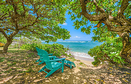 Hale Makai Beachfront Home Anahola Bay