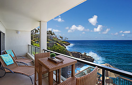 Poipu Shores Oceanfront Condo