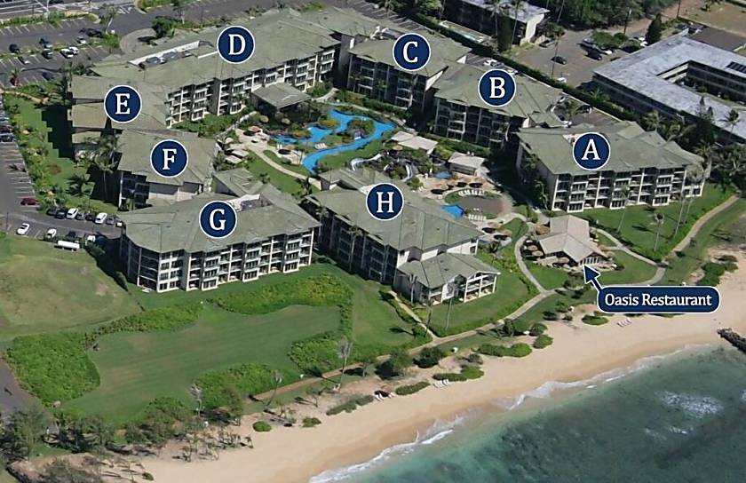 Waipouli Beach Resort Map Waipouli Beach Resort G-306