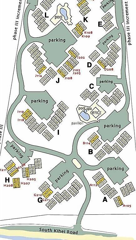 Maui Kamaole Property Map Maui Kamaole C 202