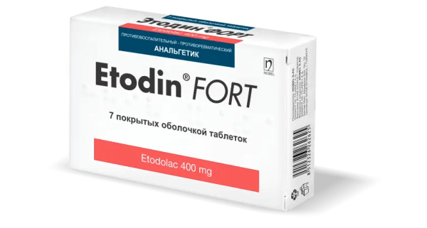 Etodin Fort 400Mg 7 Tablet dərman görüntüsü