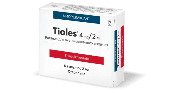 Tioles 4mg/2mg 6 Ampul 2ml