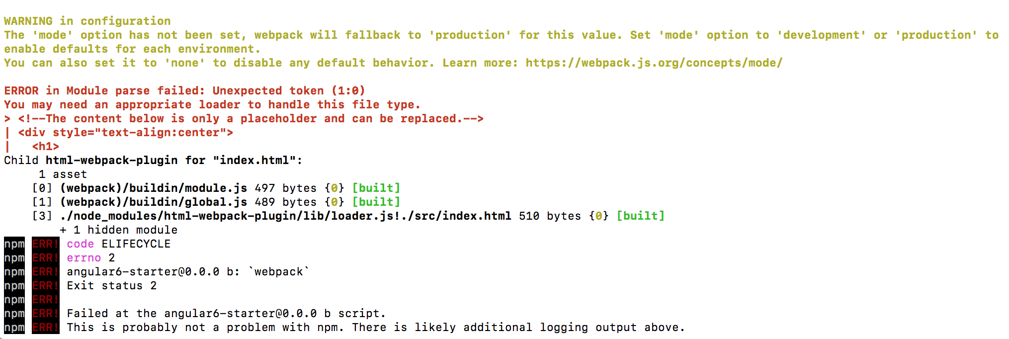 You may need an appropriate loader to handle this file type.