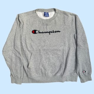 Champion spellout sweatshirt