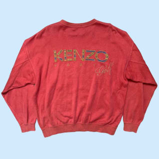 Vintage Y2K Kenzo golf embroidered spellout sweatshirt