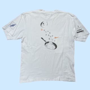 Vintage Nike “the breakfast run 98” graphic tshirt