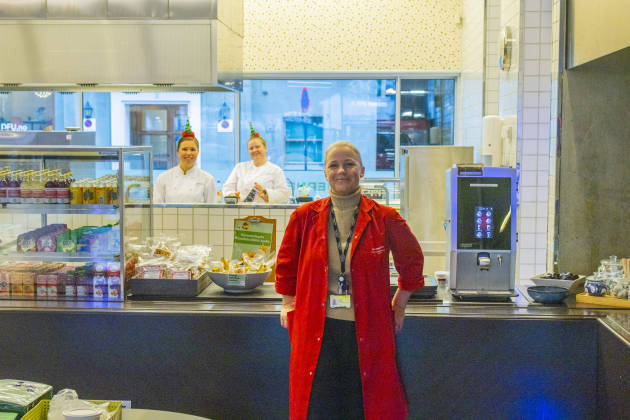 Vitenfabrikken - serveringsstedet "Kafè Hjerneføde" i 1.etg