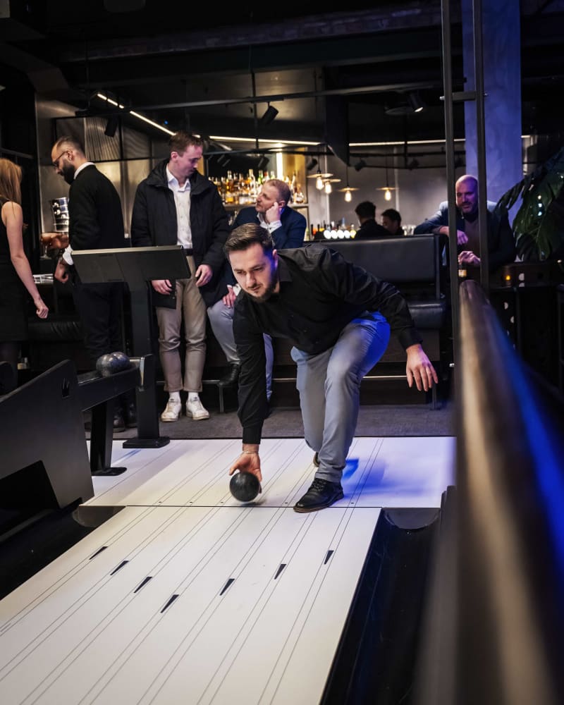 Duckpin Torggata i Oslo sentrum — kortbane-bowling for firmafest
