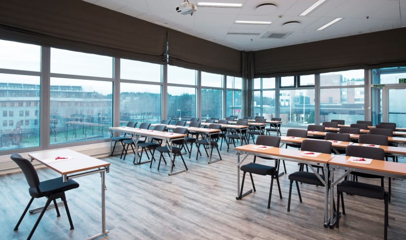 Konferanselokale for tilreisende grupper på Thon Hotel Bergen Airport ved Flesland