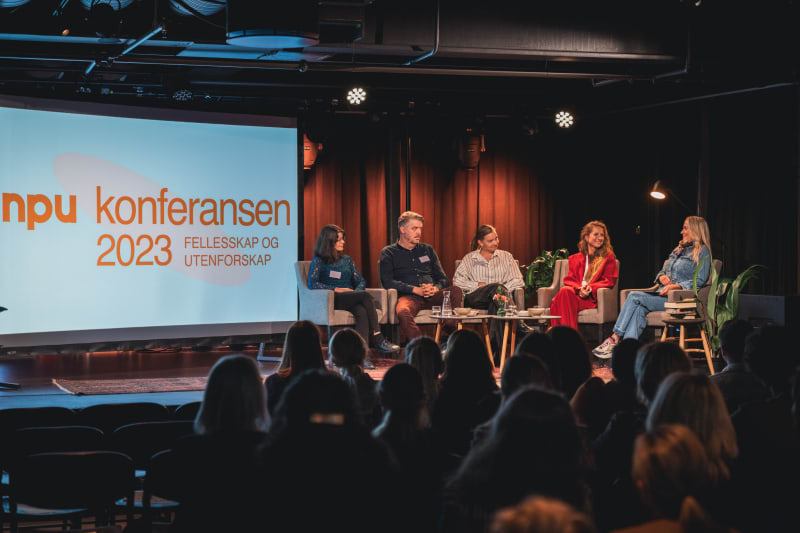 Hovedsalen på Kulturhuset i Bergen med scene for konferanse og kickoff