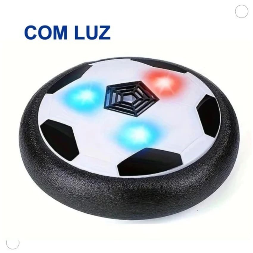 Flat Ball de futebol com luzes acesas