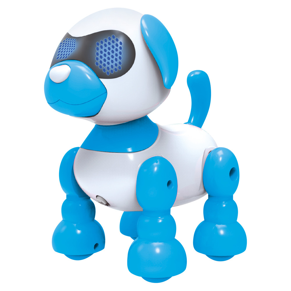 Variação azul do robô cachorro infantil