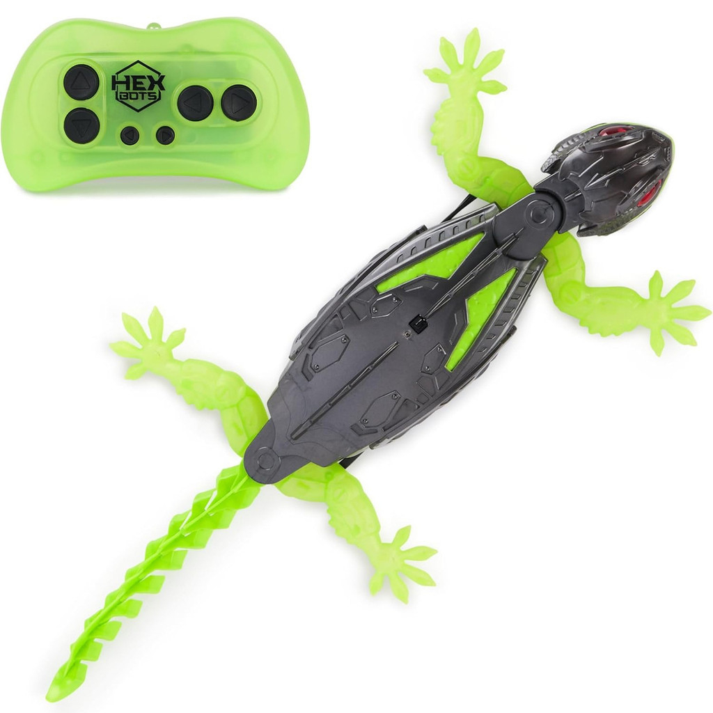 Detalhes e funcionamento do lagarto robô de controle remoto