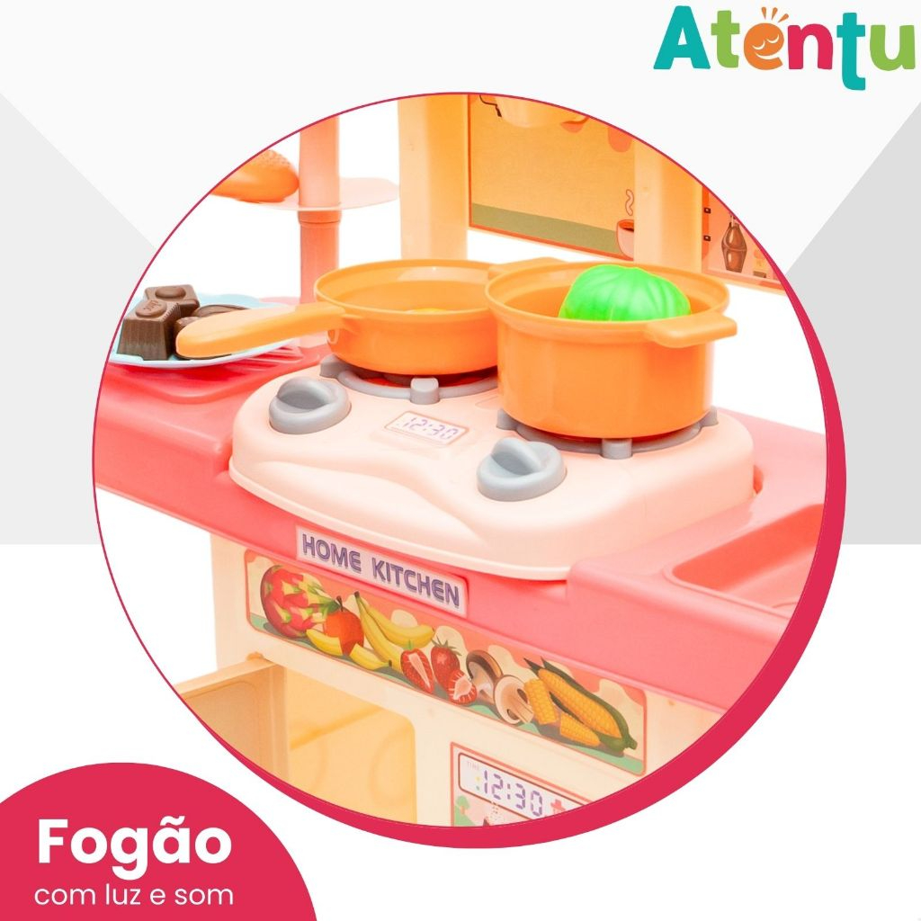 Cozinha infantil para brincadeira de faz de conta