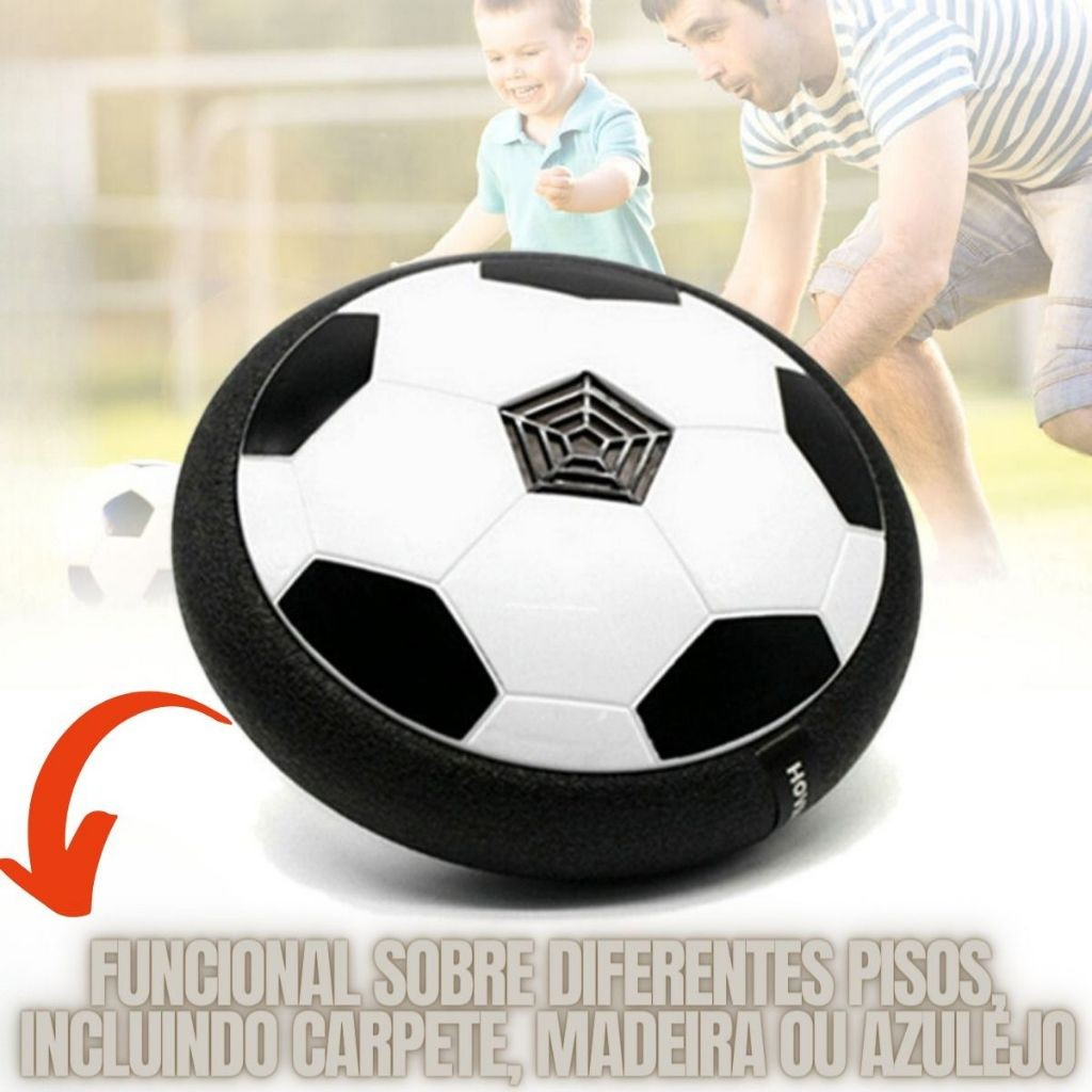 Bola de futebol flutuante elétrica infantil