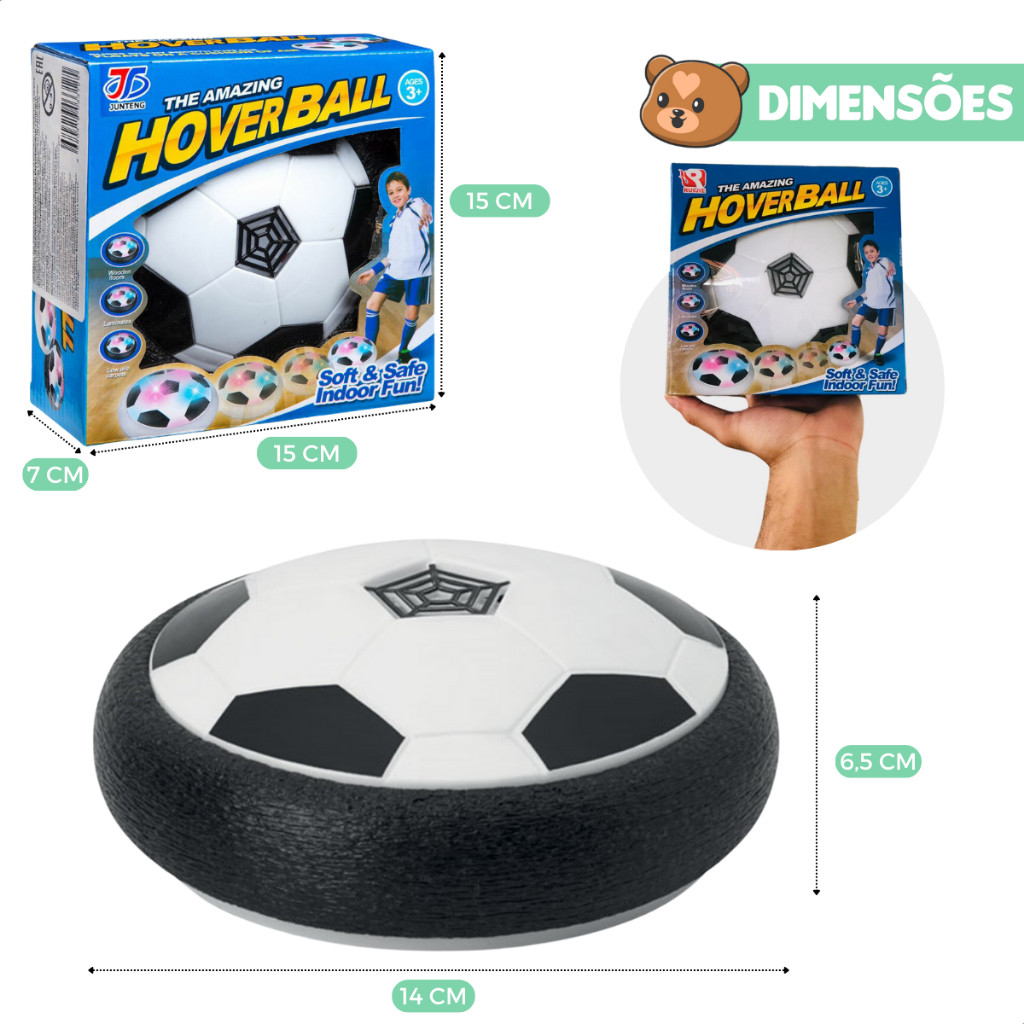 Bola flutuante LED para brincadeira infantil