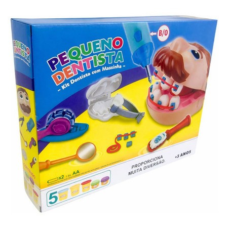 Kit dentista infantil de faz de conta