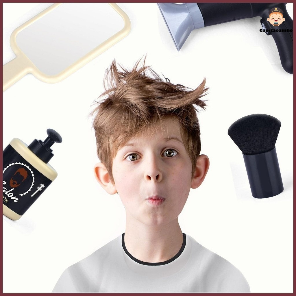 Brinquedo barbearia infantil em detalhes