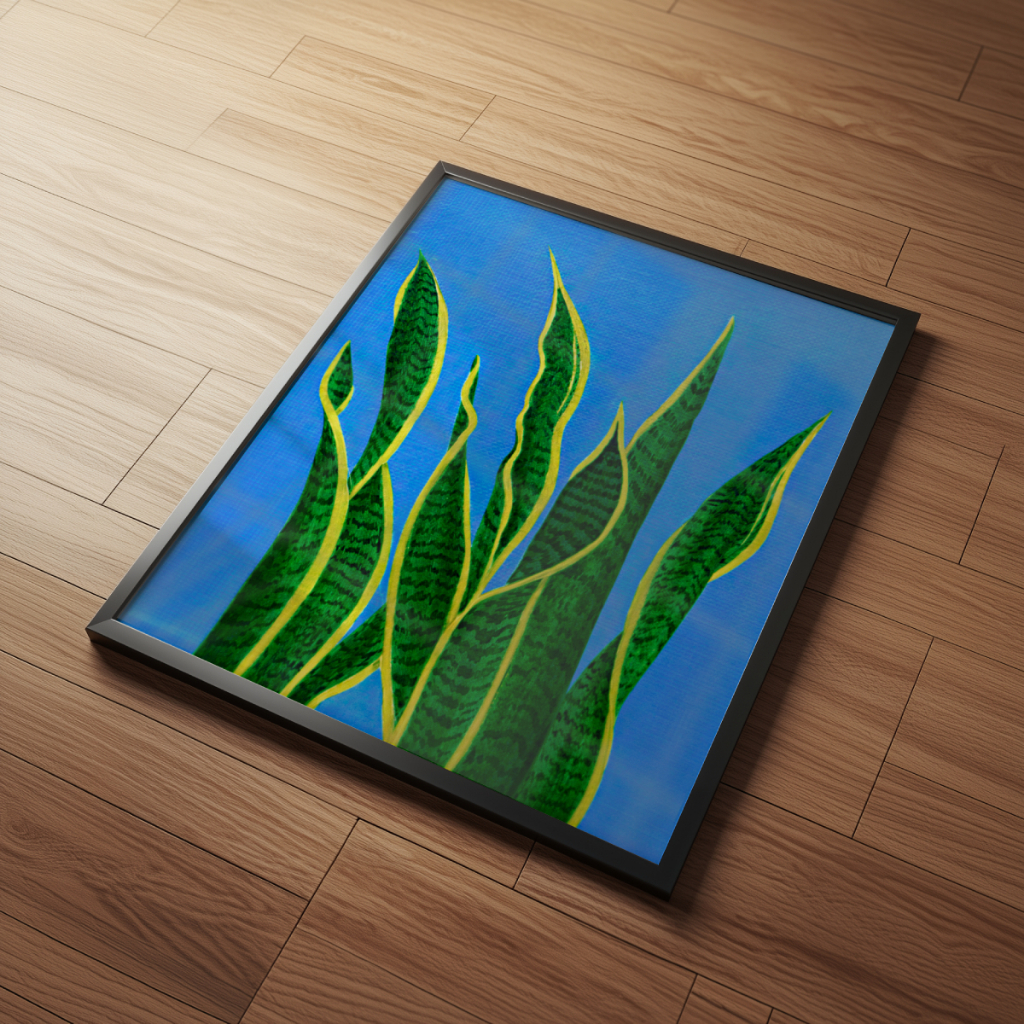 Arte Pop Espada de São Jorge 30 x 42 cm com moldura