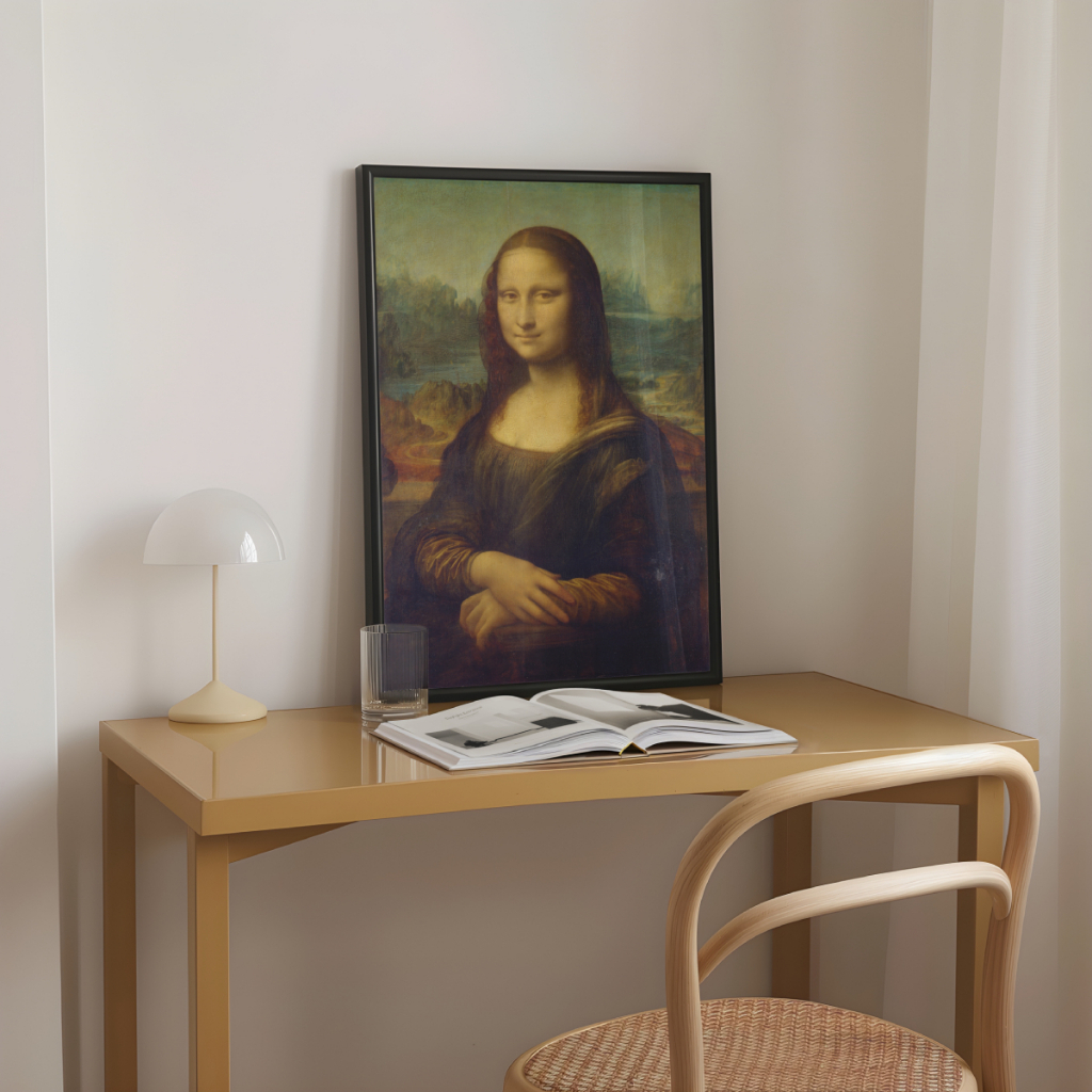 Detalhes do Quadro Mona Lisa Leonardo da Vinci 30 x 42 cm