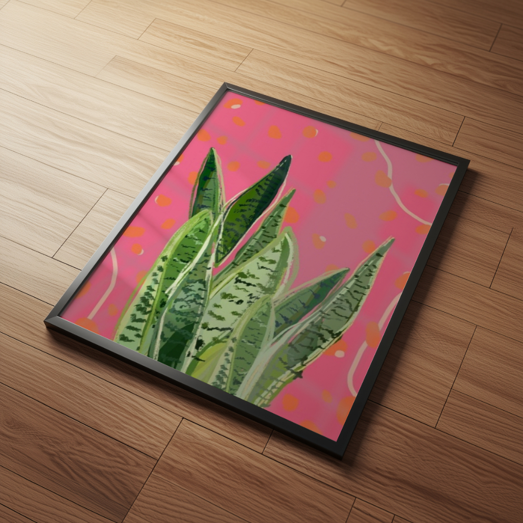 Arte Espada de São Jorge 30 x 42 cm com moldura