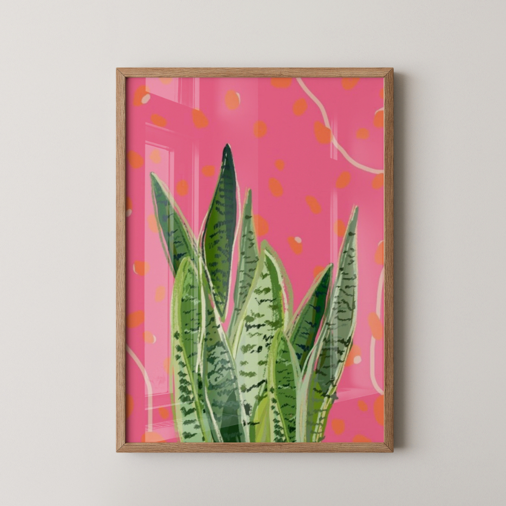 Quadro Espada de São Jorge 30 x 42 cm com moldura carvalho