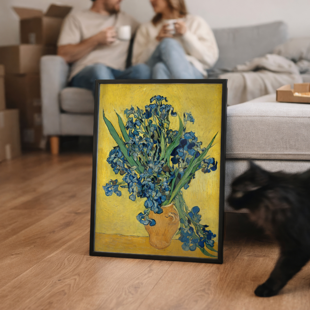Quadro Decorativo Van Gogh Íris 30 x 42 cm